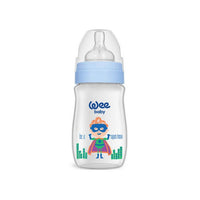 مجموعة زجاجات الرضاعة وي بيبي - ليتل هيروز - باللون الأزرق_3