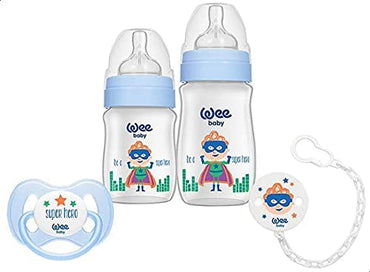 wee-baby-little-heroes-feeding-bottle-starter-set-blue