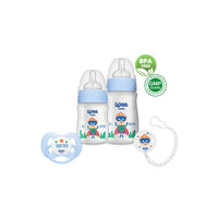 Wee baby - Little Heroes Feeding Bottle Starter Set - Blue_2