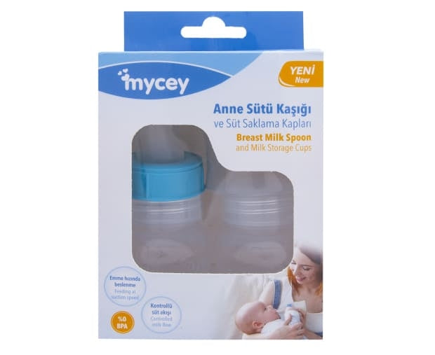 Mycey - Breast Milk Spoon & Milk Storage Container