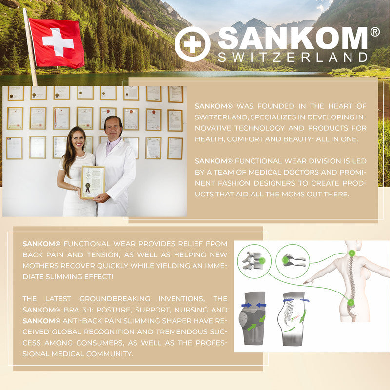 Sankom - Patent Short Shaper with Lace, Black – Mummazone