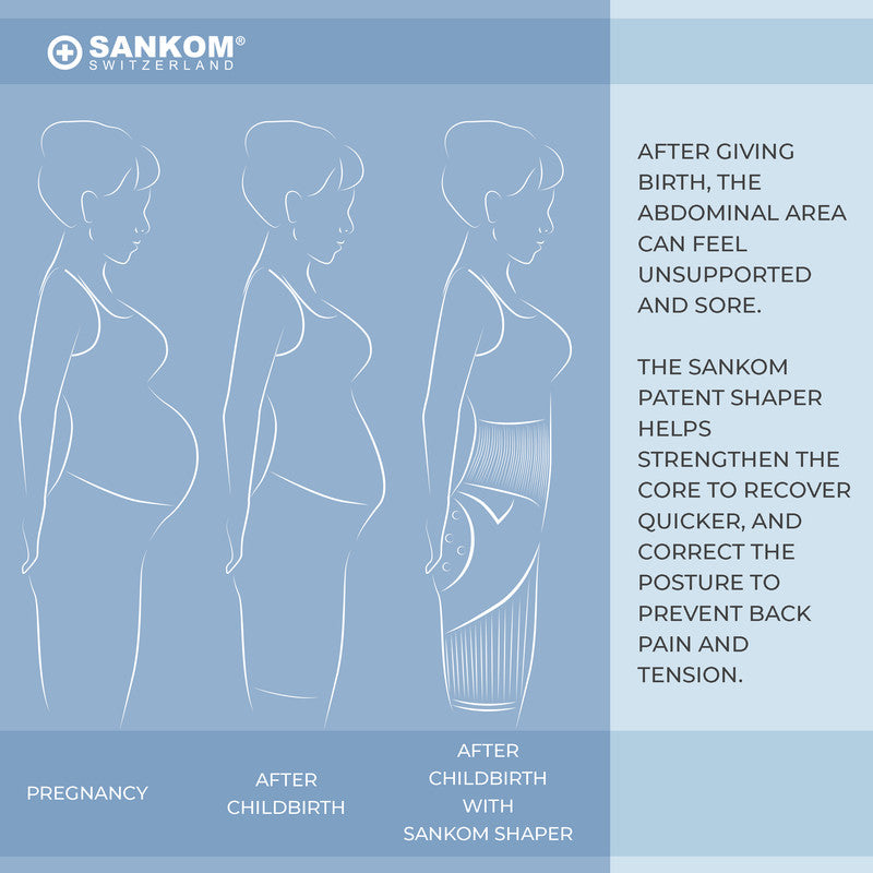 Sankom - Patent Cooling Effect Shaper, Beige