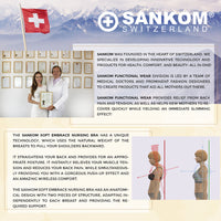 Sankom - Patent Classic Bra For Back Support, Beige_12