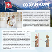 Sankom - Patent Cooling Effect Bra For Back Support, Beige_11