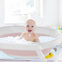 Babyjem 5-Piece Folding Bath Set for Babies, Newborn, Blue, 0 Months+_5