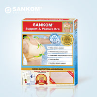 Sankom - Patent Cooling Effect Bra For Back Support, Beige_3