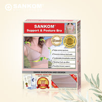 Sankom - Patent Classic Bra For Back Support, Beige_3