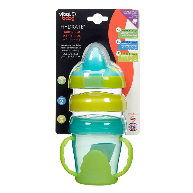 Vital Baby Hydrate Complete Trainer Cup 200ml, 6 Months+