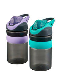 Vital Baby Hydrate Kids Flip Spout Bottle 80ml, Grey & Purple, 18 Months+