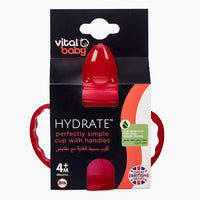 كوب Vital Baby Hydrate Perfectly Simple، 200 مل، أحمر، لعمر 4 أشهر فما فوق_2