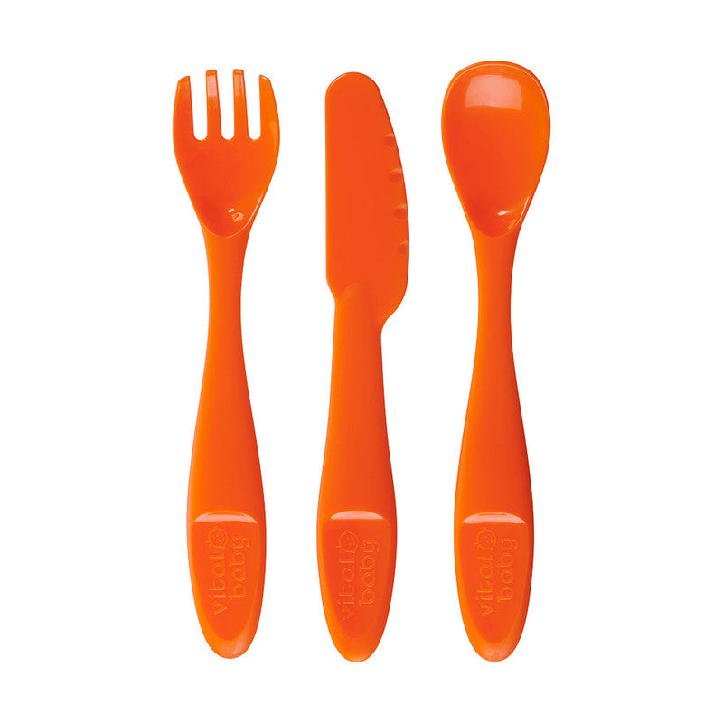 Vital Baby Nourish Perfectly Simple Cutlery, 15-Piece, Multicolour, 12 Months+