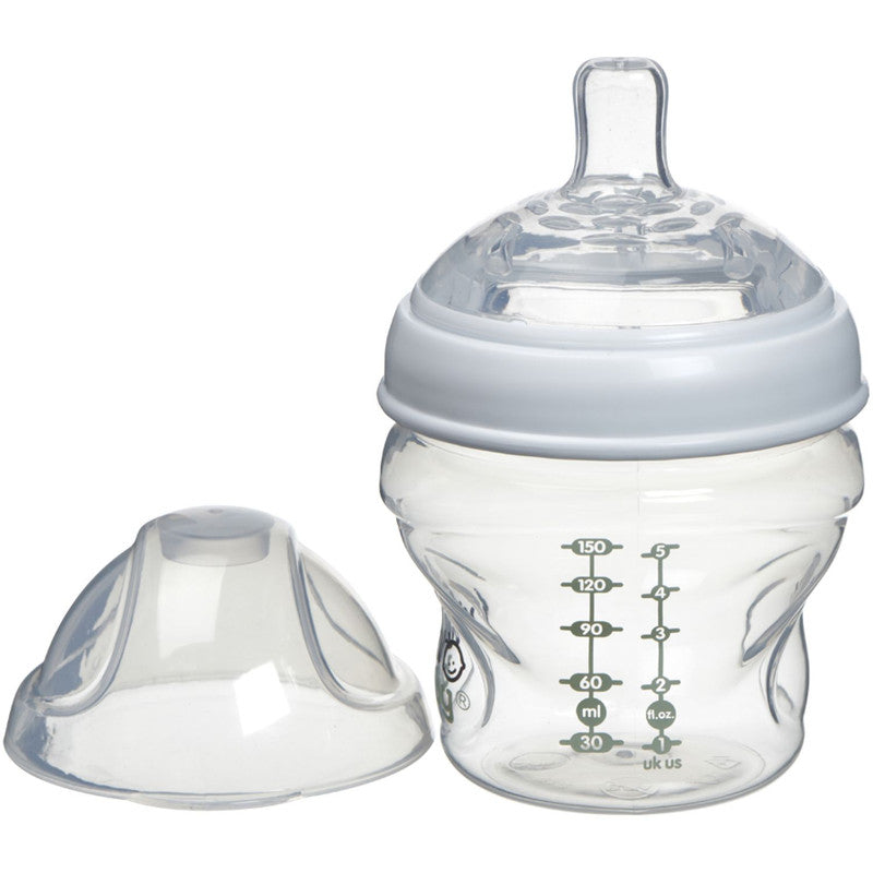 زجاجات الرضاعة Vital Baby Nurture تشبه رضاعة الأطفال، 150 مل، 0+ أشهر، شفافة