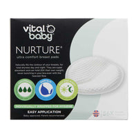 Vital Baby Nurture Ultra Comfort Disposable Breast Pads, White, Mother_