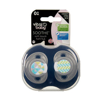 Vital Baby Soothe Soft Touch Handy Steri Box for 0+ Boys, 2-Piece, Multicolour, 0 Months+