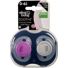 Vital Baby Soothe Perfectly Simple Handy Steri Box for 0-6 Months Girls, 2-Piece