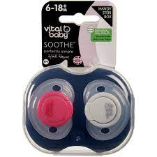 Vital Baby Soothe Perfectly Simple Handy Steri Box for 6-18 Months, 2-Piece