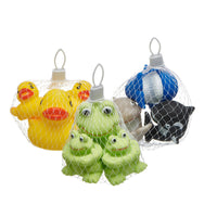 Vital Baby 3-Piece Splash Bath Toys Set - Shark, Dolphin & Whale - 6+ Months, Multicolour