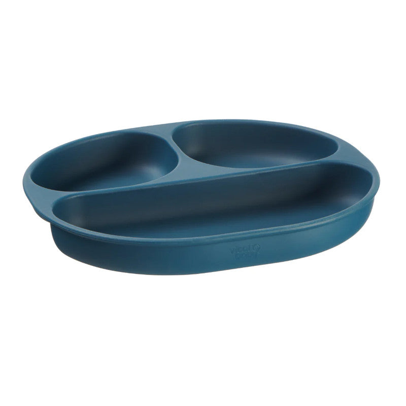 Vital Baby NOURISH Silicone Suction Plate - Moody Blue