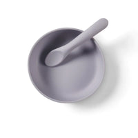 Vital Baby NOURISH Silicone Suction Bowl Set - Dusky Mauve_1