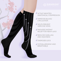 Sankom - Patent Active Compression Socks, Black_6