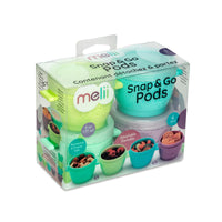 melii Baby Food Containers - Versatile Multi Colored Pods for Portioning, Snacking, and Beyond - BPA Free, Airtight, Stackable for On-the-Go Convenience. Perfect for Babies, Toddlers, Kids