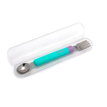 /armelii-detachable-spoon-fork-with-carrying-case-green-grey