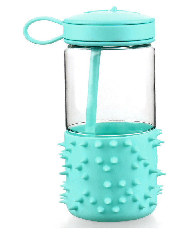 melii Fidget Friendly Water Bottle for Kids 17 oz - Sensory Exploration with Soft Silicone Spikes - Leak Proof, BPA Free, Durable Tritan Construction - Ideal for Home, Lunch Box