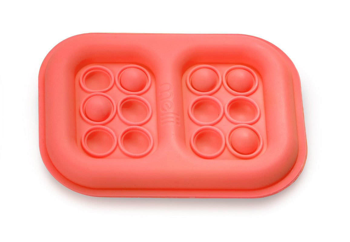 Melii Pink Pop-It Ice Pack - Fun & Functional Silicone Ice Pack for Kids, Keeps Meals Cool, BPA-Free, Perfect for Lunch Boxes and On-the-Go Snacking