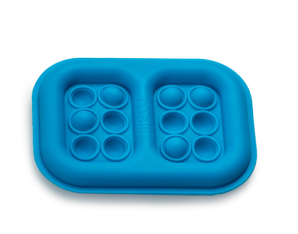 Melii Blue Pop-It Ice Pack - Fun & Functional Silicone Ice Pack for Kids, Keeps Meals Cool, BPA-Free, Perfect for Lunch Boxes and On-the-Go Snacking