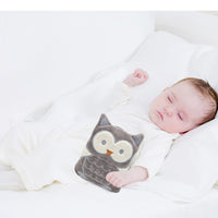 Babyjem Cherry Seeds Filled Velvet Colic Owl Shaped Pillow, Newborn, Rose, 0 Months+_8
