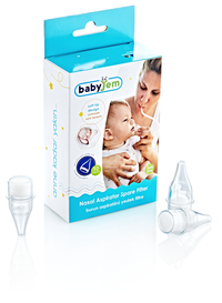 بيبي جيم، 10 قطع غيار لشفاطات الأنف للأطفال حديثي الولادة، شفافة، 0 أشهر فما فوق_3