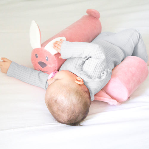 وسادة بيبي جيم الجانبية للنوم على شكل أرنب، 0-6 أشهر