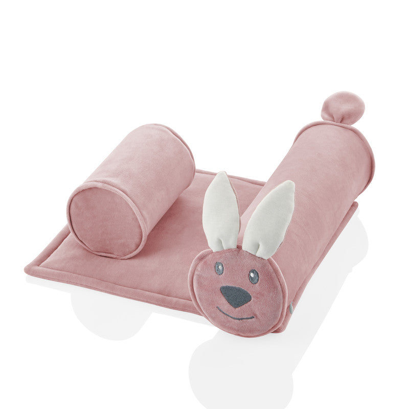 Babyjem Side Sleep Positioner Bunny Pillow, 0-6 Months, Pink