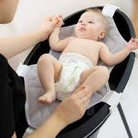 Babyjem 4-Piece Elegant Bath Tub Set for Babies, Newborn, Grey, 0 Months+