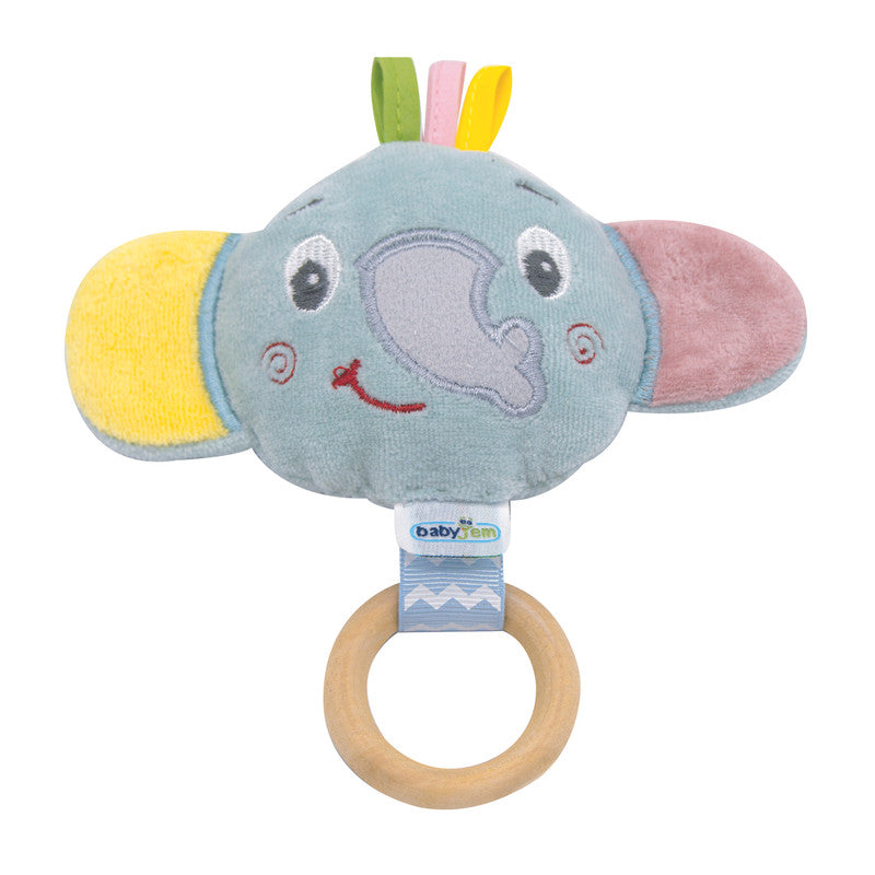Babyjem Small Elephant Toy, 0+ Years, Green, 0 Months+
