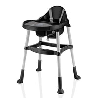 Babyjem Baby High Chair, 6+ Months, Black_