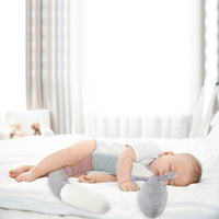 Babyjem Caterpillar Positioner Velvet Pillow, 0-6 Months, Multicolour_2