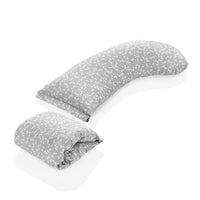 Babyjem Flower Head Supported Breast Feeding Pillow, Grey, Mother_4