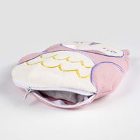 Babyjem Cherry Seeds Filled Velvet Colic Owl Shaped Pillow, Newborn, Rose, 0 Months+_5