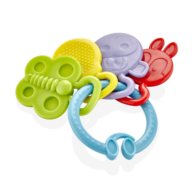 Babyjem Rattle Teether, 3+ Months, Yellow