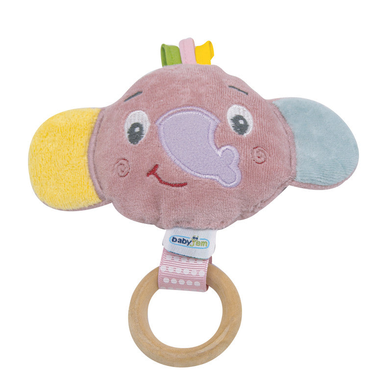 Babyjem Small Elephant Toy, 0+ Years, Pink, 0 Months+