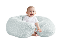 Babyjem Flower Multifunctional Mother & Baby Pillow, Grey, 0 Months+_7