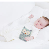 Babyjem Cherry Seeds Filled Velvet Colic Owl Shaped Pillow, Newborn, Rose, 0 Months+_11