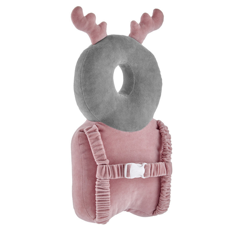 Babyjem Angel Wing Protection Pillow, 0-6 Months, Grey/Pink