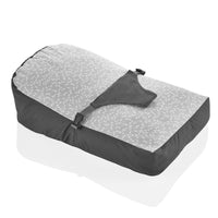 Babyjem Soft Baby Sleeping Cushion with Belt, 0-6 Months, Grey/Black_