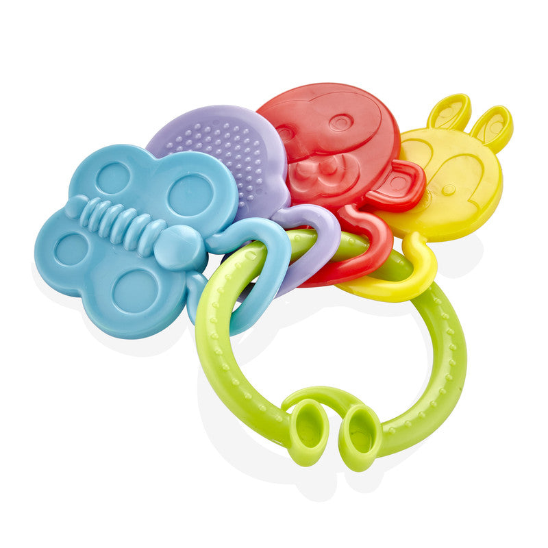 Babyjem Rattle Teether, 3+ Months, Yellow