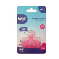 Wee Baby Full Silicone Soother 0-6 Months