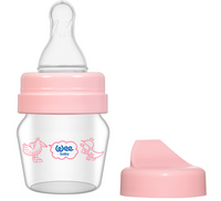 Wee Baby Mini Glass Sippy Bottle Set 30 ml_
