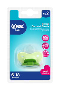 Weebaby - Opaque Body Colorful Orthodontical Soother 6-18 Months _8