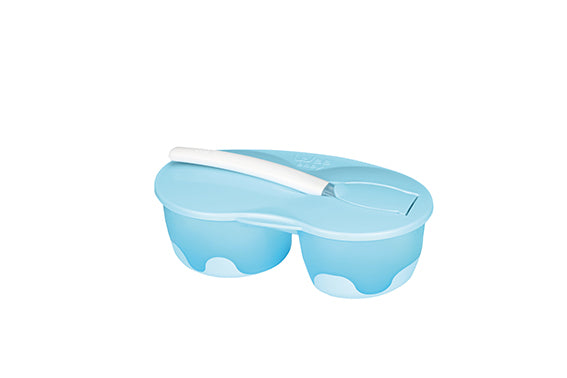 Wee Baby 2-Section Weaning Bowl Set, 6+ Months